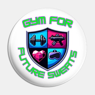 Gym For Future Sweats Logo Pin