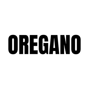 Oregano Word - Simple Bold Text T-Shirt