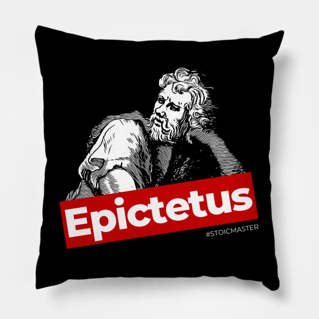 EPICTETUS #STOICMASTER Pillow by Rules of the mind