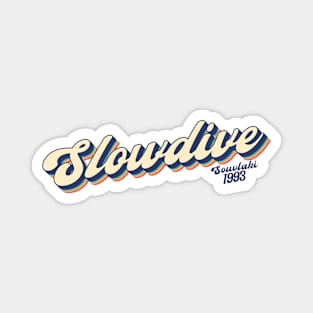 Slowdive - Souvlaki / Retro Layered 90's Magnet