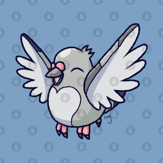 1217 Tiny Pigeon by MeenGreenie