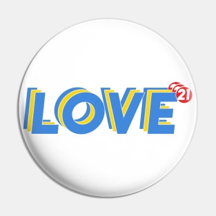 Down Syndrome LOVE 21 Pin