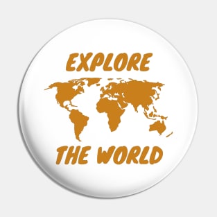 Explore the world map Pin