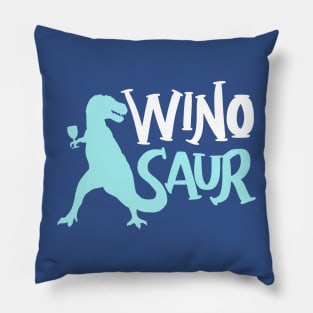 WinoSaur - Funny Wine lover shirts and gifts - T-Rex Pillow