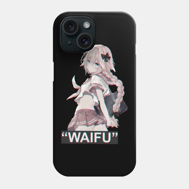 Glitch Fate Astolfo Waifu Phone Case by cocorf