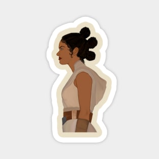 Afro Puff Scavenger Magnet