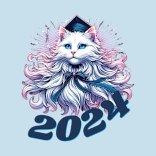 Graduation 2024 Majestic Cat T-Shirt