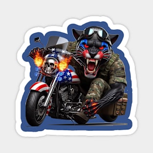 Patriot Panther Rider by focusln Magnet