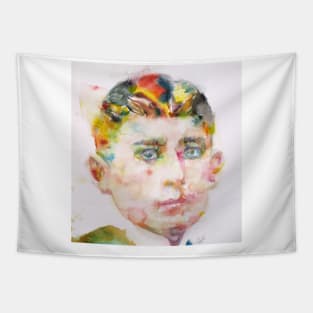 FRANZ KAFKA watercolor portrait .1 Tapestry