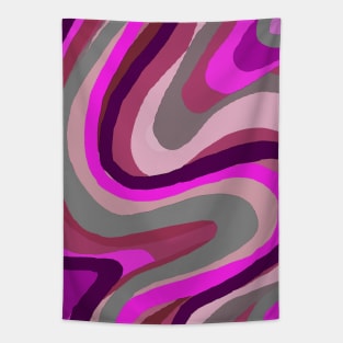 Pink Zig Zags Tapestry