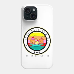 I love cats and dogs Phone Case