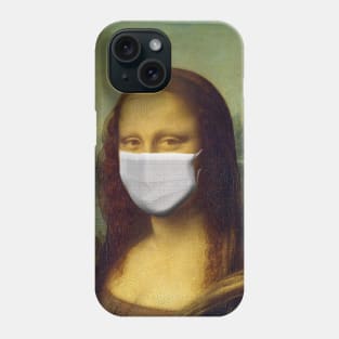 monalisa mask Phone Case