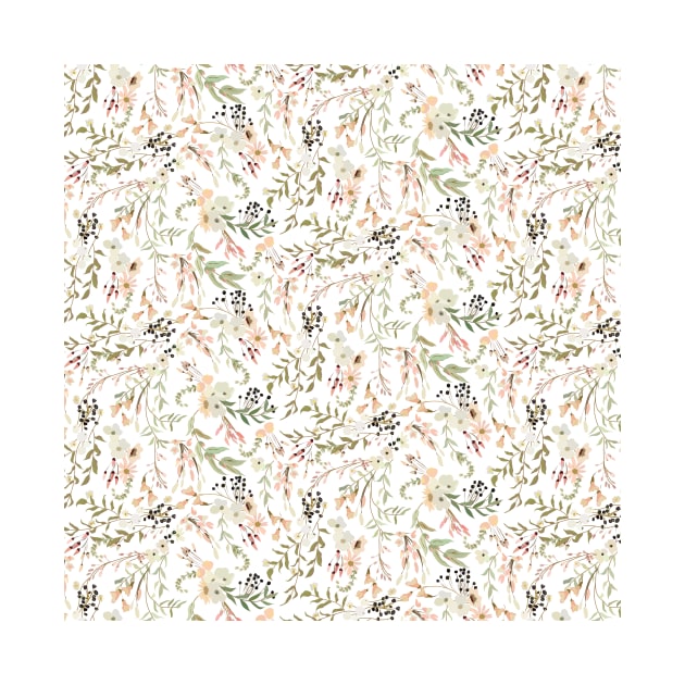 Trailing Floral Pattern by LThomasDesigns