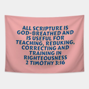Bible Verse 2 Timothy 3:16 Tapestry