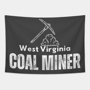 West Virginia Coal Miner Tapestry