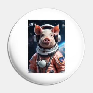 Swine in the Stratosphere Pin