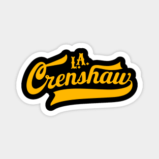 Los Angeles Crenshaw classic - Crenshaw LA - L.A. Crenshaw Logo Magnet