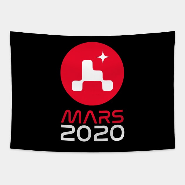 Mars 2020 Perseverance Insignia Tapestry by applebubble