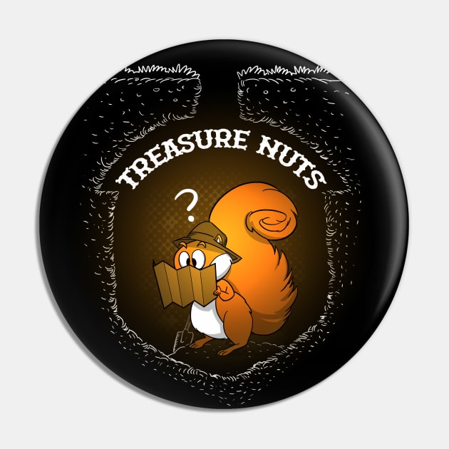 Treasure Hunting Nuts Pin by peekxel