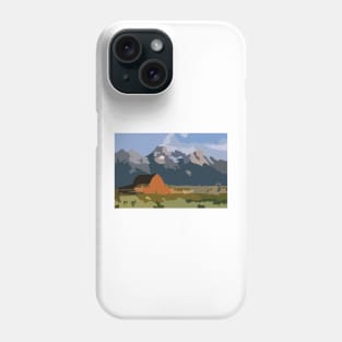 Grand Teton Painting Phone Case