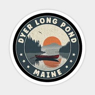 Dyer Long Pond Maine Sunset Magnet