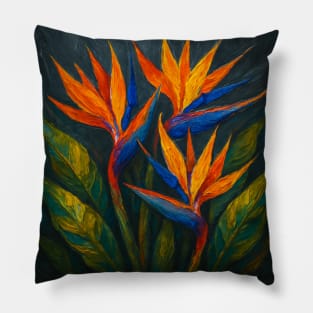 Bird of Paradise – Floral Pillow