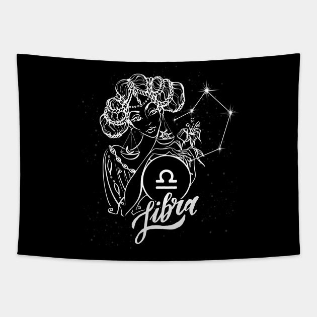 Disover Libra Zodiac Signs - Astrology - Tapestry