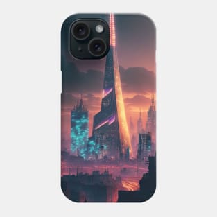 The Shard London Cyberpunk Phone Case