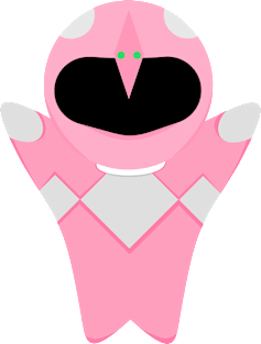 mini pink ranger Magnet