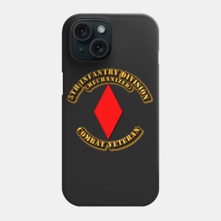 5th Infantry Division - Combat Veteran Phone Case