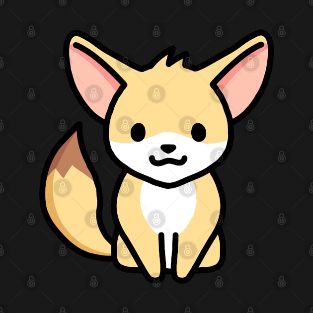 Fennec Fox by littlemandyart