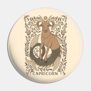 Capricorn, The Goat Pin