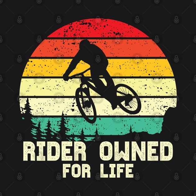 Rider owned for life vintage by Mako Design 