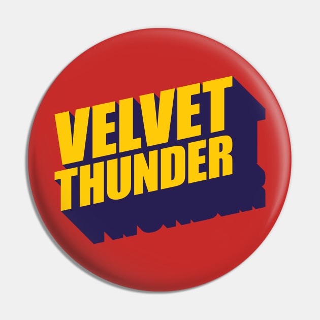 Velvet Thunder Pin by CreativeWear