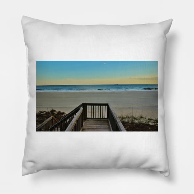 Oceanfront Pillow by Cynthia48
