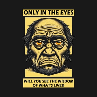 Face, Wisdom, eyes, look, sage T-Shirt