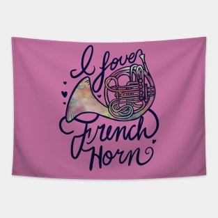 I love French Horn Tapestry