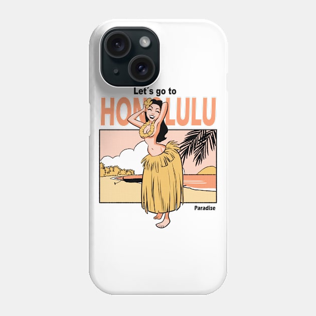 HONOLULU Phone Case by melivillosa