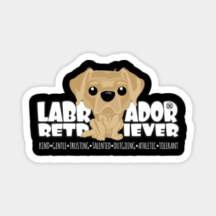 Labrador Retriever (Yellow) - DGBighead Magnet