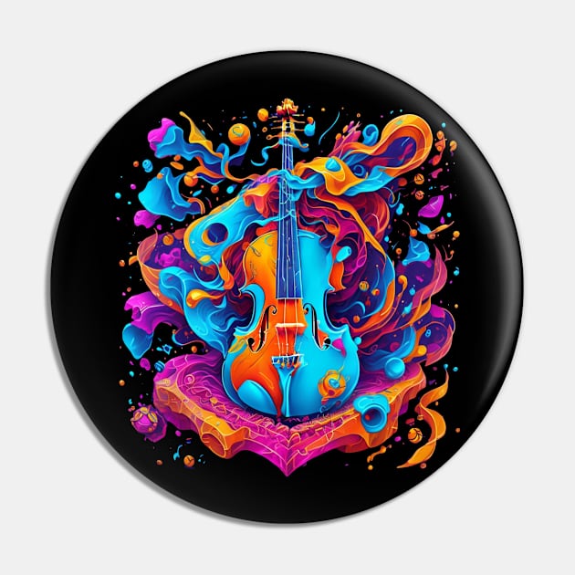 Violin Colors War Pin by vamarik