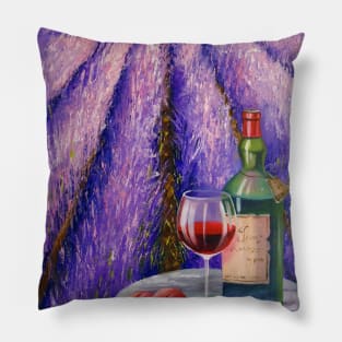 Lavender, wine and fruit Pillow