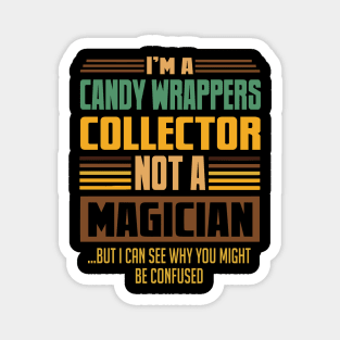 Candy Wrappers Collector Retro Vintage Style Magnet