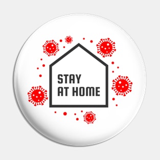 Stay at Home Pin