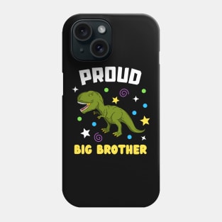 Proud Big Brother T-Rex Sibling Boys Phone Case