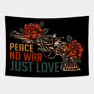 Peace no war just love Tapestry