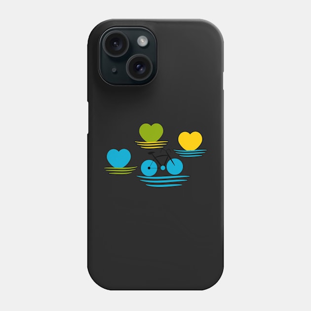 Love morning bike rides Phone Case by cocodes