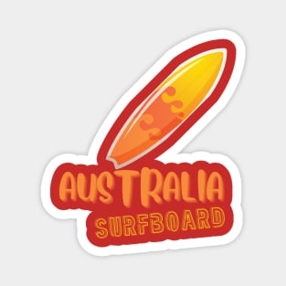 Australia surf board Magnet