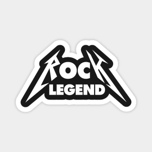 Metallica 'Rock Legend' Design in White Magnet