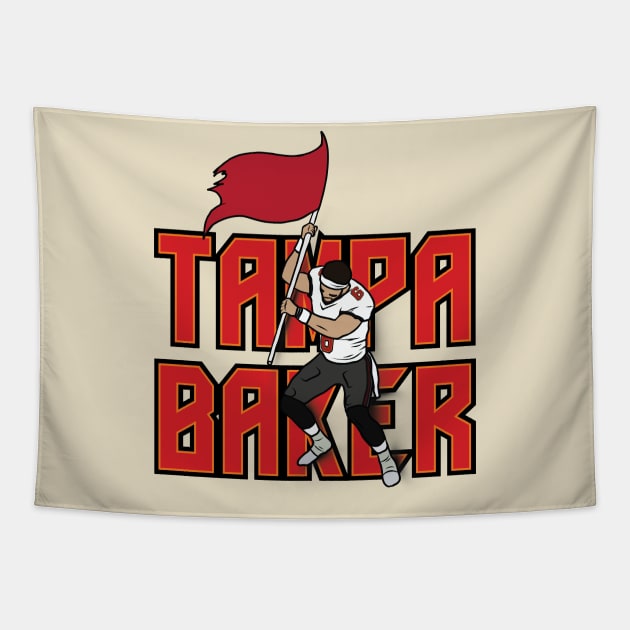 Tampa Baker Tapestry by rattraptees