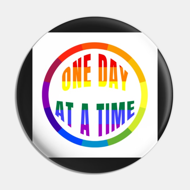 One Day At a Time Sticker Gifts Pin by gillys